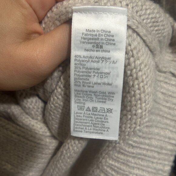 EUC J.Crew Men's Chunky Jersey Cardigan Sweater Size M - Picture 14 of 16